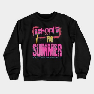 Out For Summer, Hello Summer Funny Surfer Riding Surf Surfing Lover Gifts Crewneck Sweatshirt